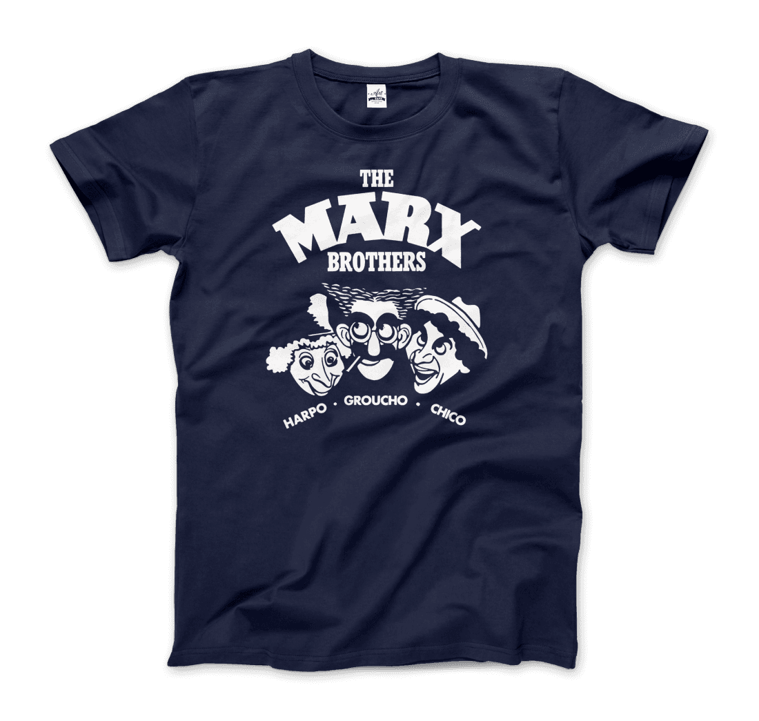 The Marx Brothers, Harpo, Groucho and Chico t-shirt by Art-O-Rama Shop