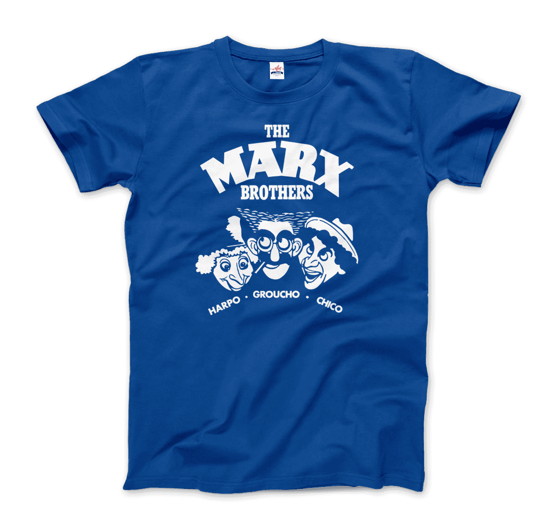 The Marx Brothers, Harpo, Groucho and Chico t-shirt by Art-O-Rama Shop