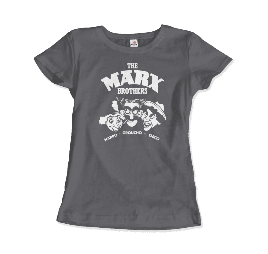 The Marx Brothers, Harpo, Groucho and Chico t-shirt by Art-O-Rama Shop