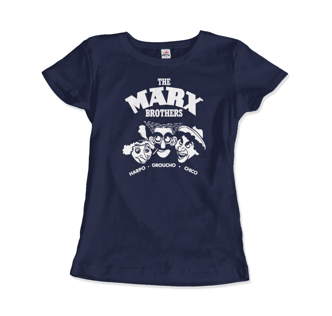 The Marx Brothers, Harpo, Groucho and Chico t-shirt by Art-O-Rama Shop