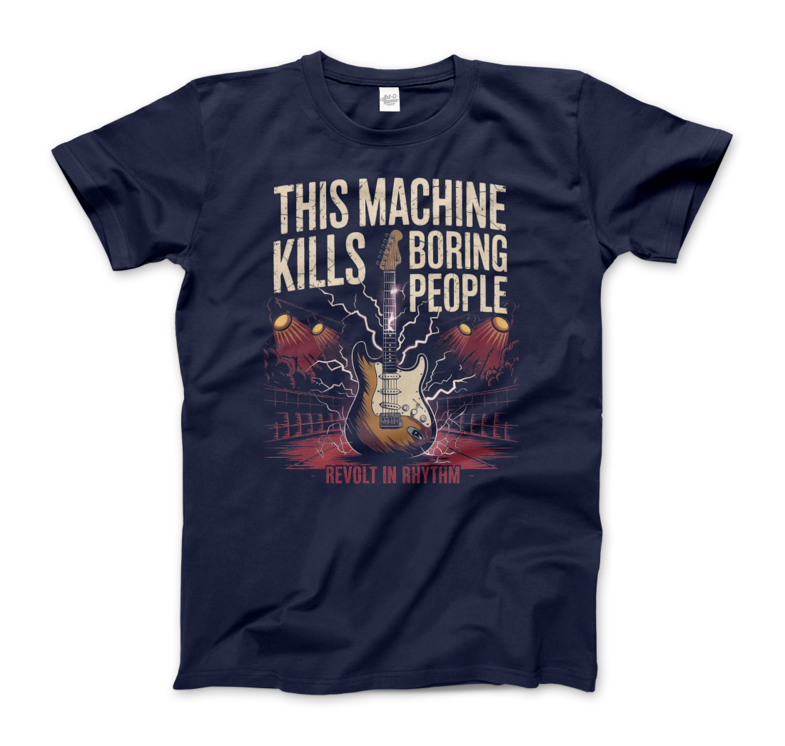 This Machine Kills Boring People t-shirt by Art-O-Rama Shop