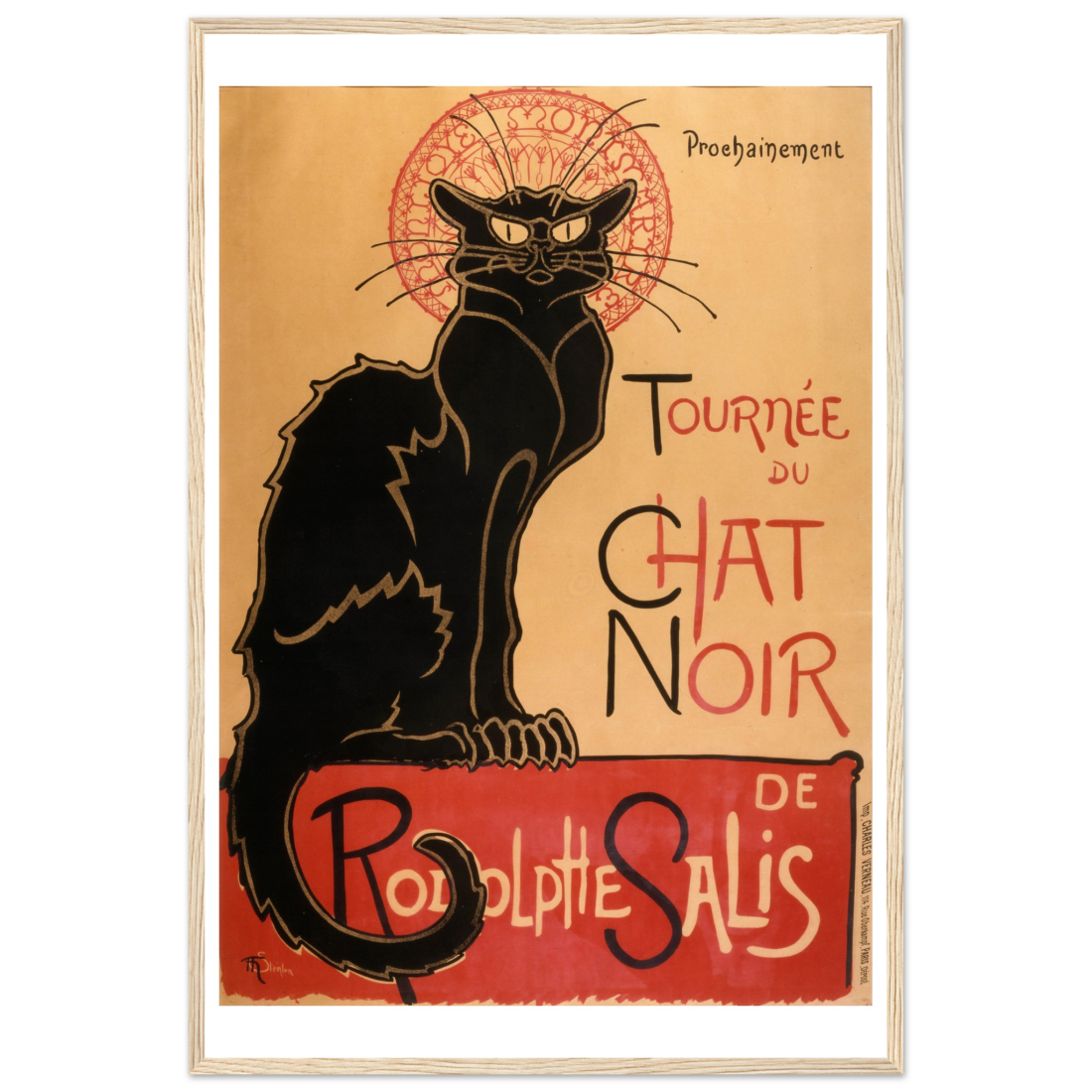 Tournee du Chat Noir artwork poster by Art-O-Rama Shop