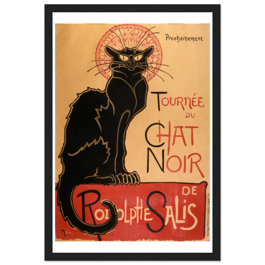 Tournee du Chat Noir artwork poster by Art-O-Rama Shop