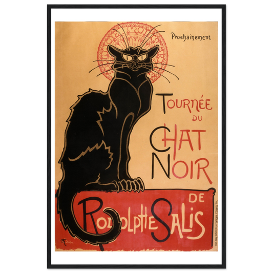 Tournee du Chat Noir artwork poster by Art-O-Rama Shop