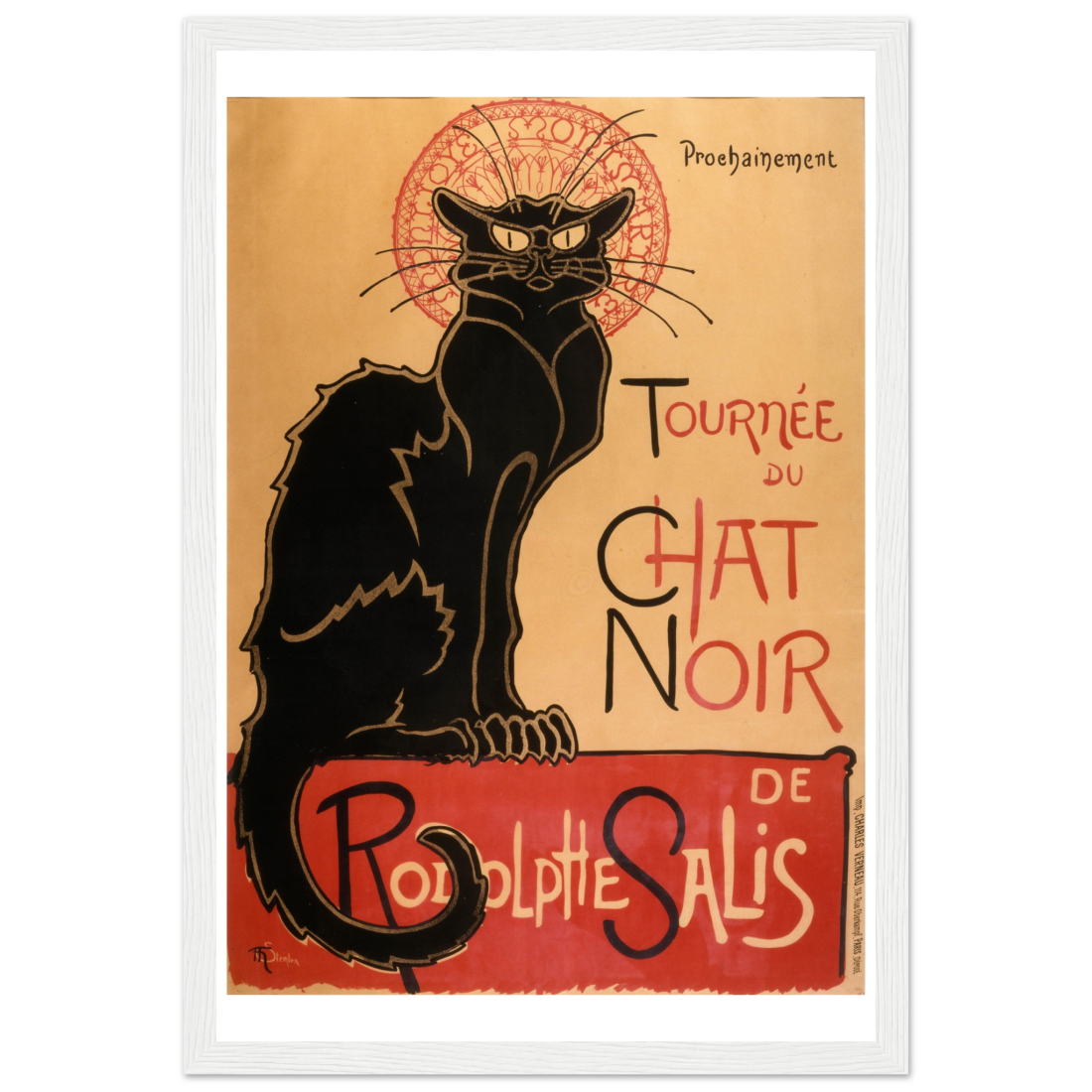 Tournee du Chat Noir artwork poster by Art-O-Rama Shop