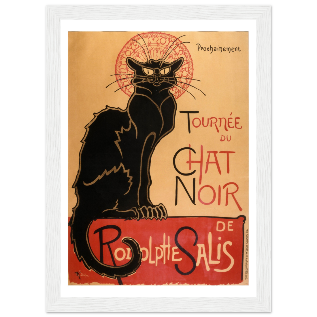 Tournee du Chat Noir artwork poster by Art-O-Rama Shop