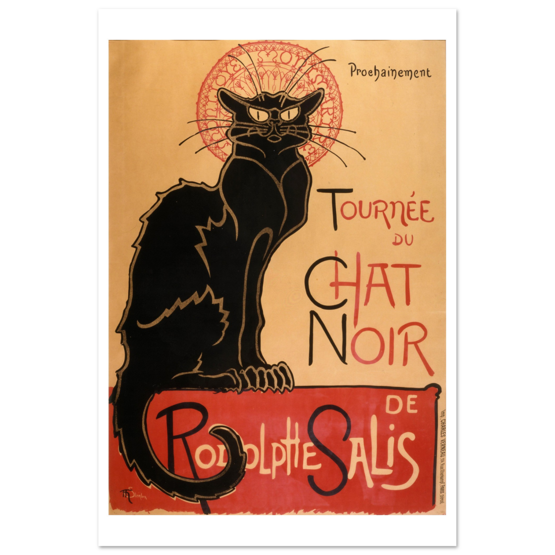 Tournee du Chat Noir artwork poster by Art-O-Rama Shop