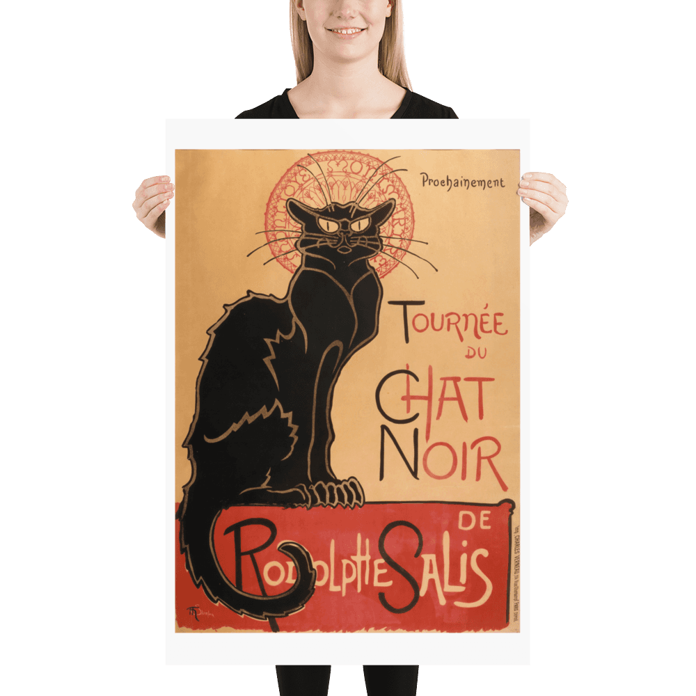 Tournee du Chat Noir artwork poster by Art-O-Rama Shop