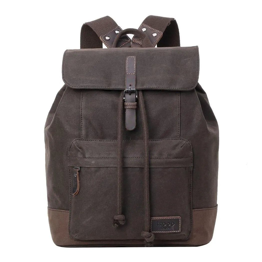 Heritage Waxed Canvas Laptop Backpack | TRP0442 by Troop London