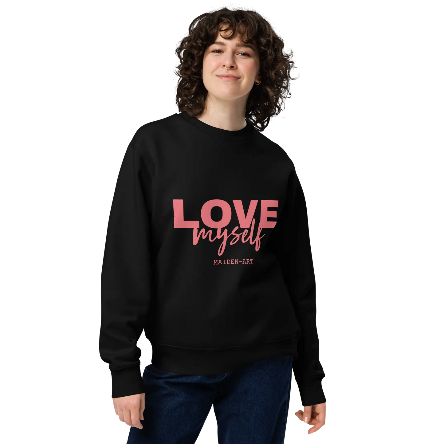 LOVE Myself Unisex eco sweatshirt by Maiden-Art