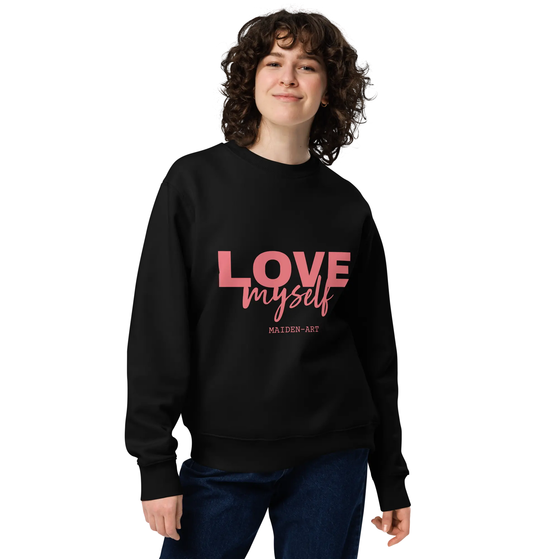 LOVE Myself Unisex eco sweatshirt by Maiden-Art