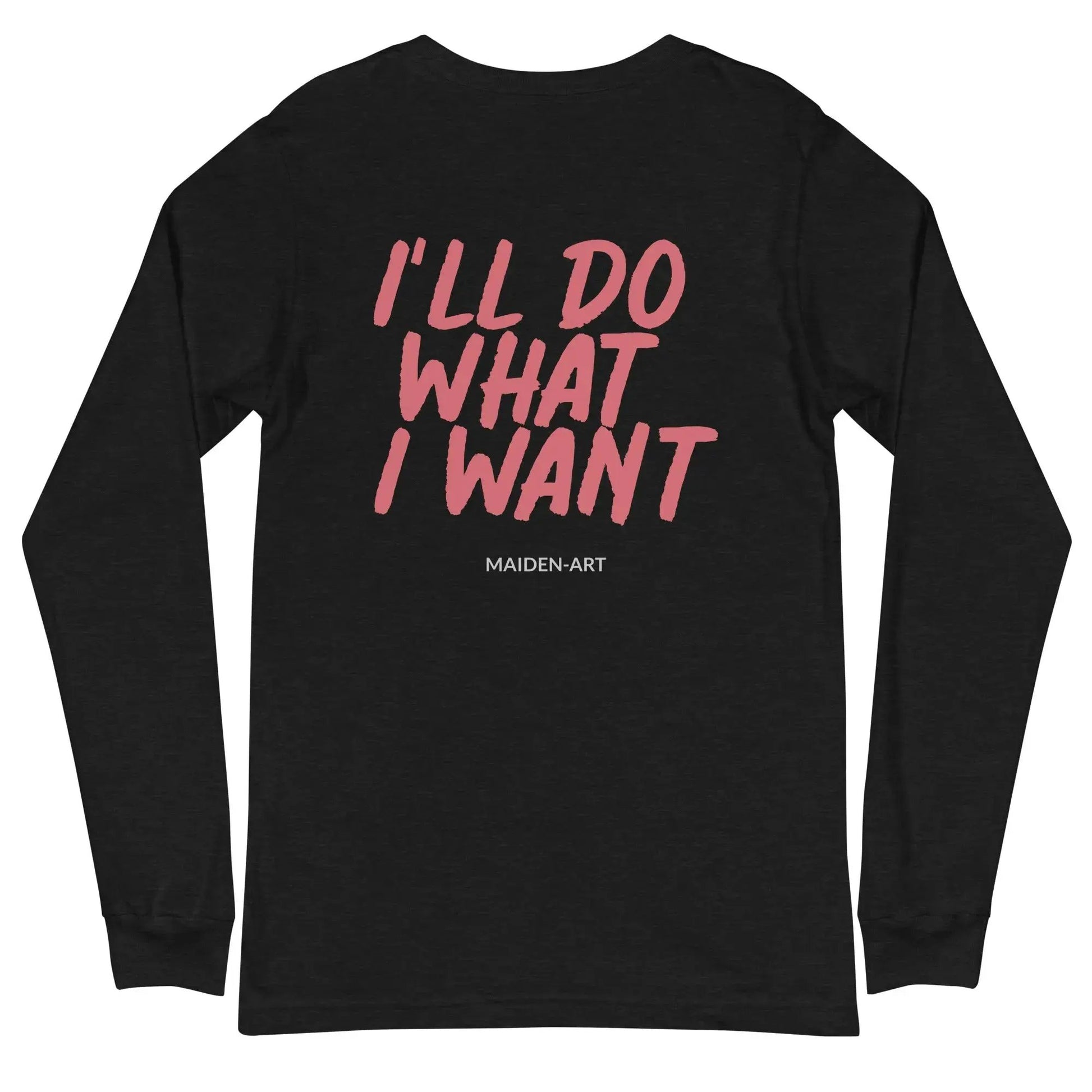 Rebel Girl Unisex Long Sleeve Tee with EMBROIDERY by Maiden-Art