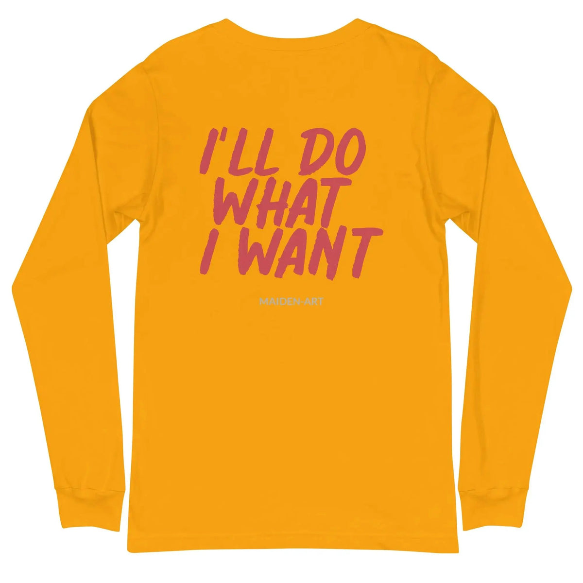 Rebel Girl Unisex Long Sleeve Tee with EMBROIDERY by Maiden-Art