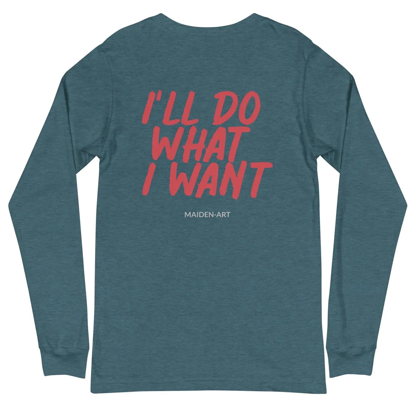 Rebel Girl Unisex Long Sleeve Tee with EMBROIDERY by Maiden-Art