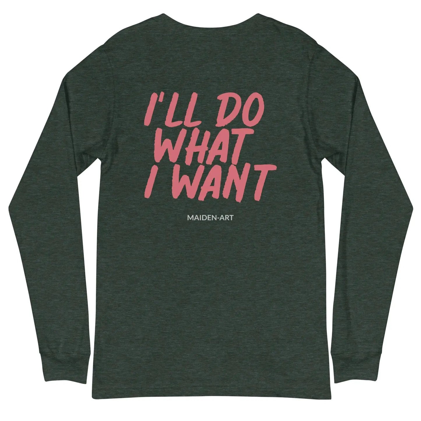 Rebel Girl Unisex Long Sleeve Tee with EMBROIDERY by Maiden-Art