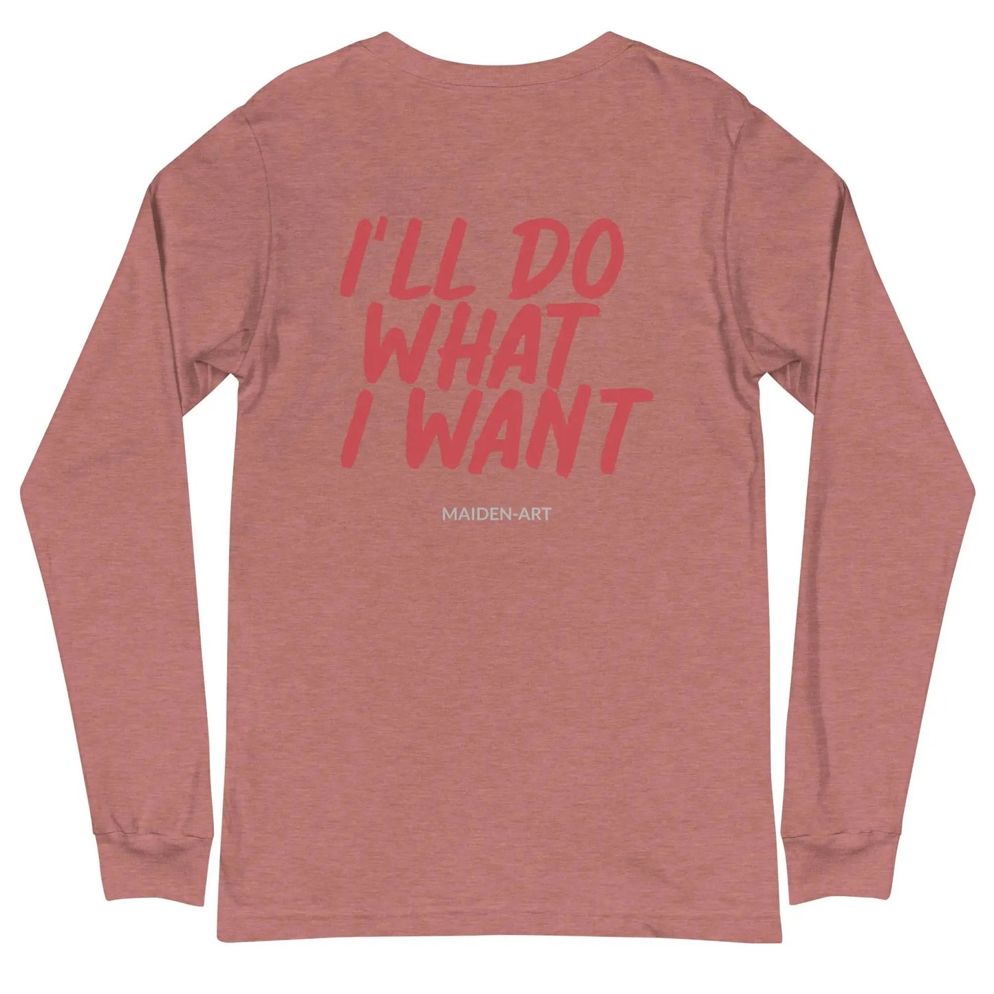 Rebel Girl Unisex Long Sleeve Tee with EMBROIDERY by Maiden-Art