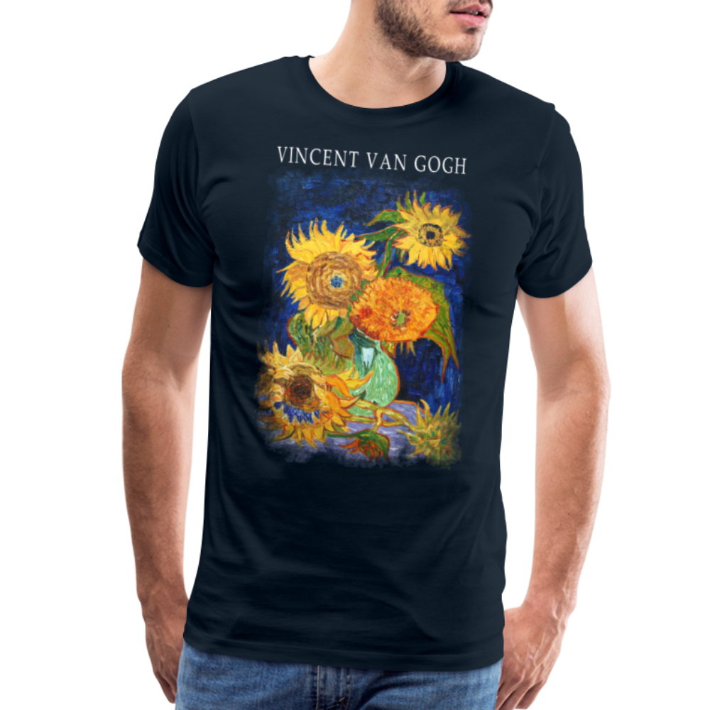 Van Gogh Five Sunflowers 1888, artwork t-shirt by Art-O-Rama Shop