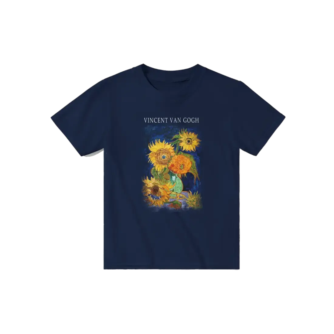 Van Gogh Five Sunflowers 1888, artwork t-shirt by Art-O-Rama Shop