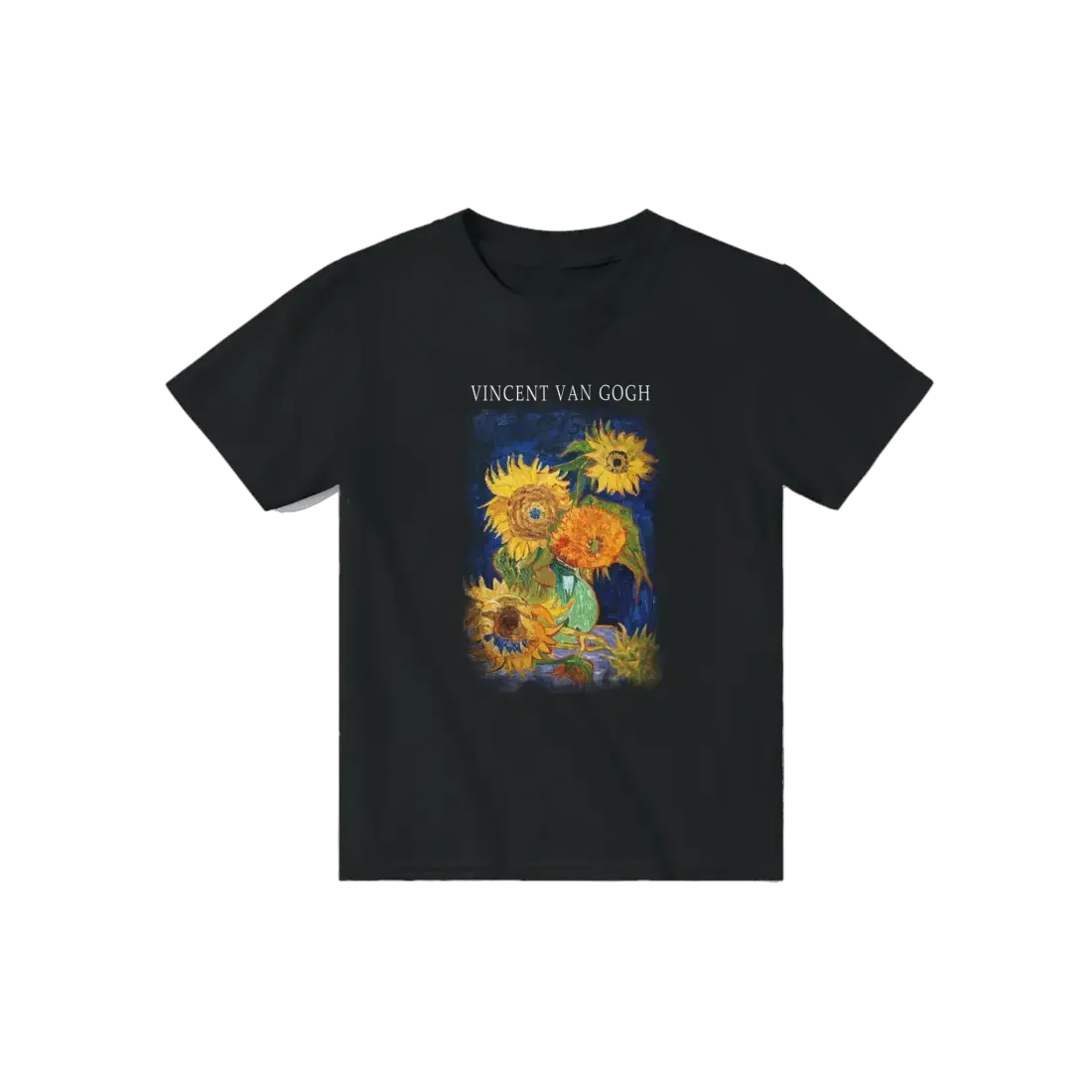 Van Gogh Five Sunflowers 1888, artwork t-shirt by Art-O-Rama Shop