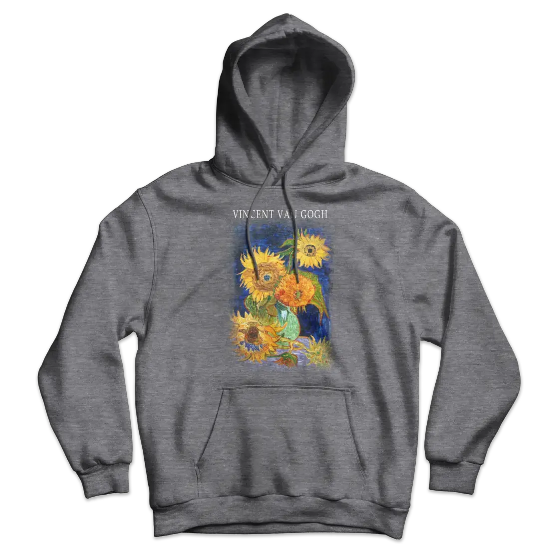Van Gogh Five Sunflowers Art Hoodie by Art-O-Rama Shop