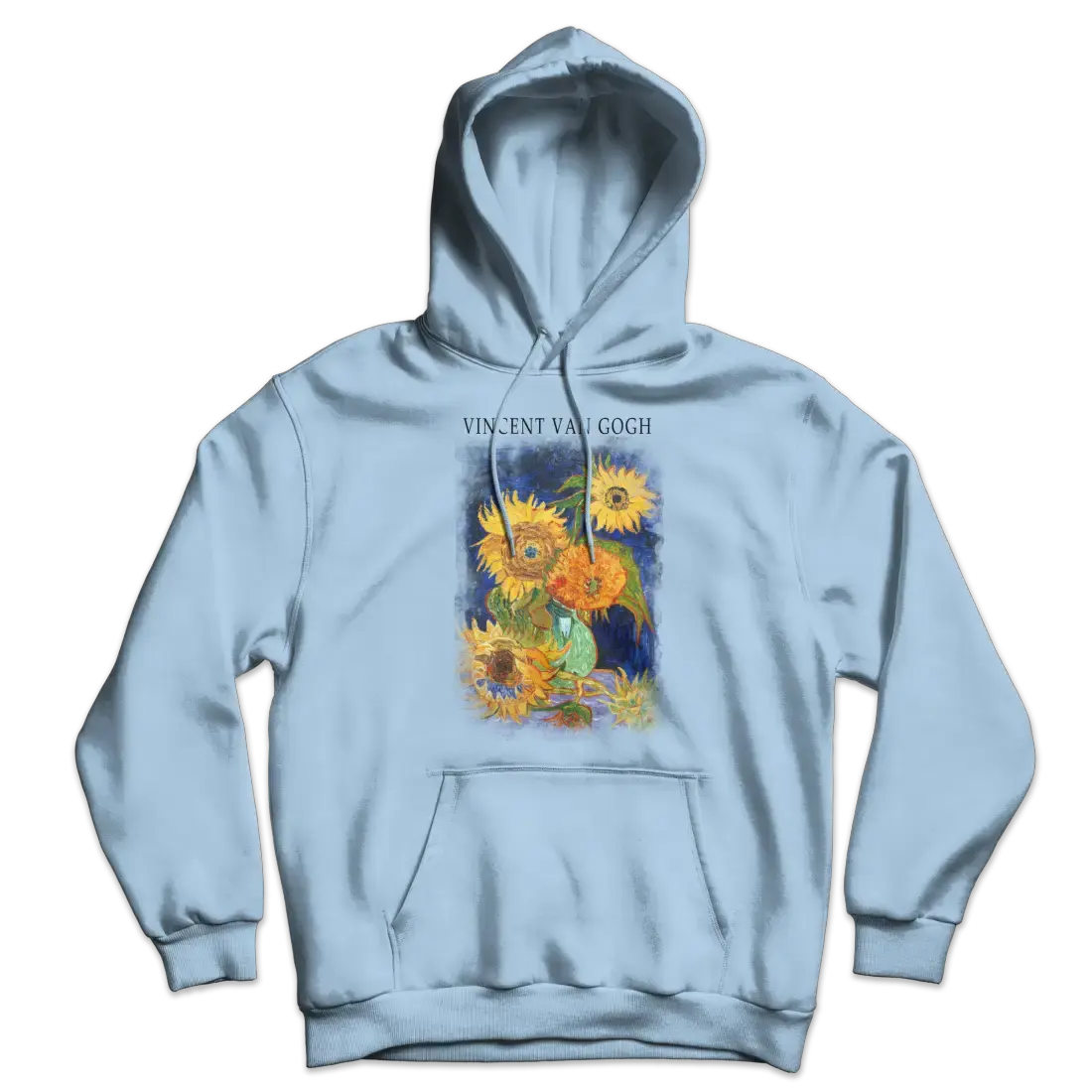 Van Gogh Five Sunflowers Art Hoodie by Art-O-Rama Shop