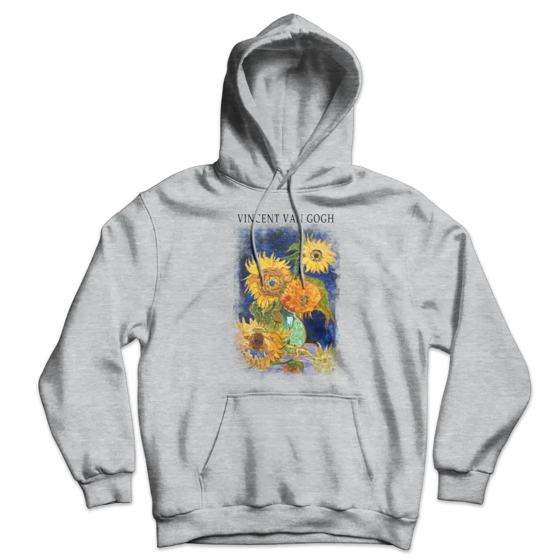 Van Gogh Five Sunflowers Art Hoodie by Art-O-Rama Shop