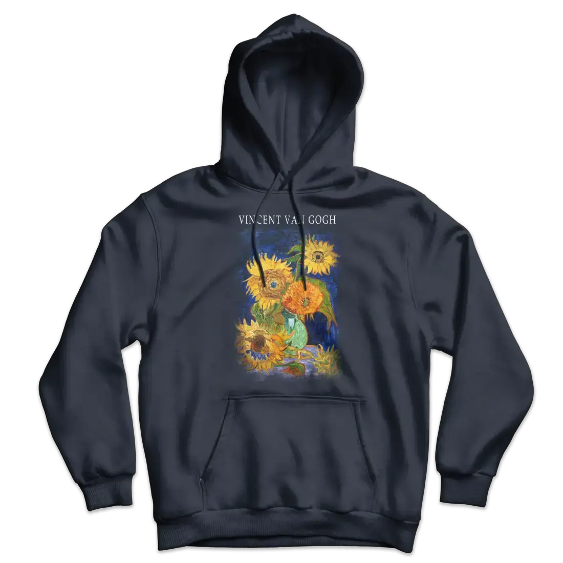 Van Gogh Five Sunflowers Art Hoodie by Art-O-Rama Shop