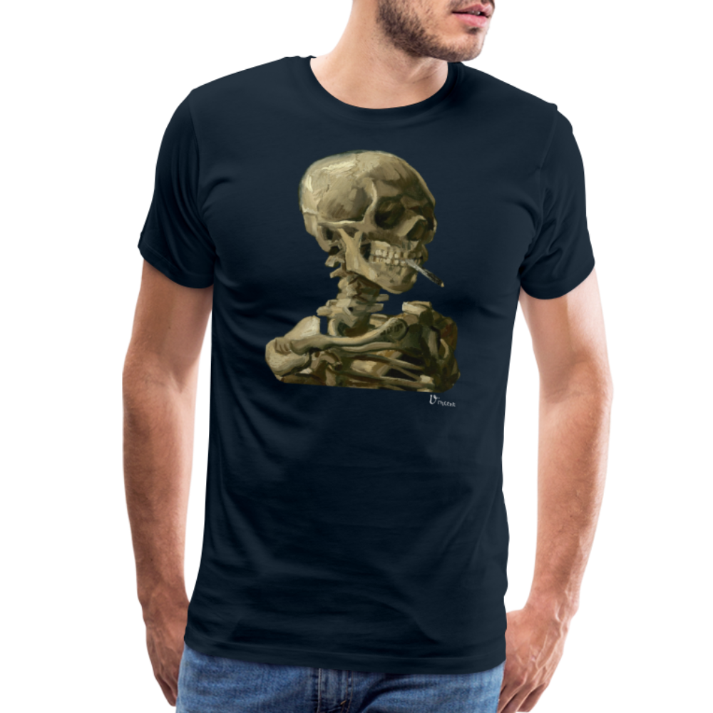 Van Gogh Skull of a Skeleton with Burning Cigarette 1886 t-shirt by Art-O-Rama Shop
