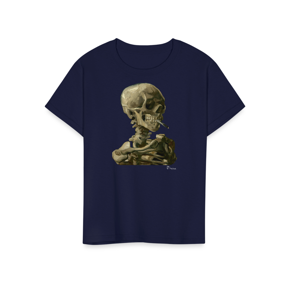 Van Gogh Skull of a Skeleton with Burning Cigarette 1886 t-shirt by Art-O-Rama Shop