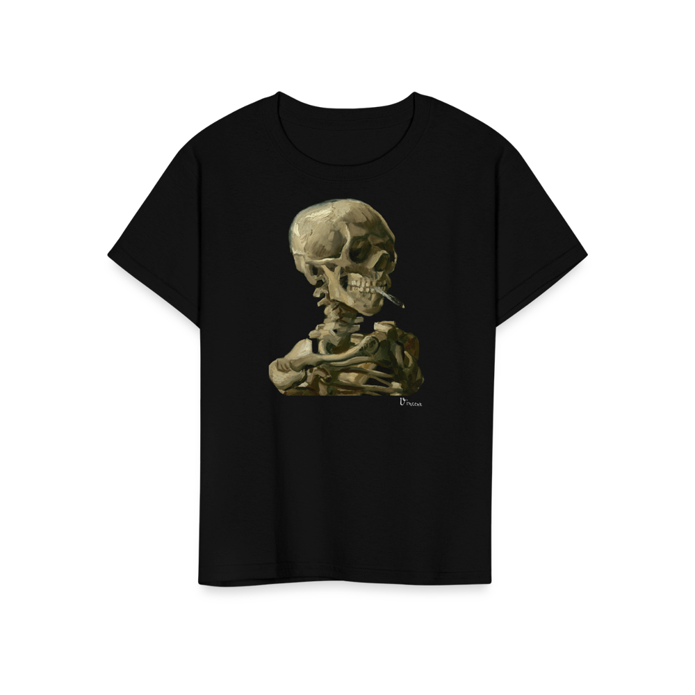 Van Gogh Skull of a Skeleton with Burning Cigarette 1886 t-shirt by Art-O-Rama Shop