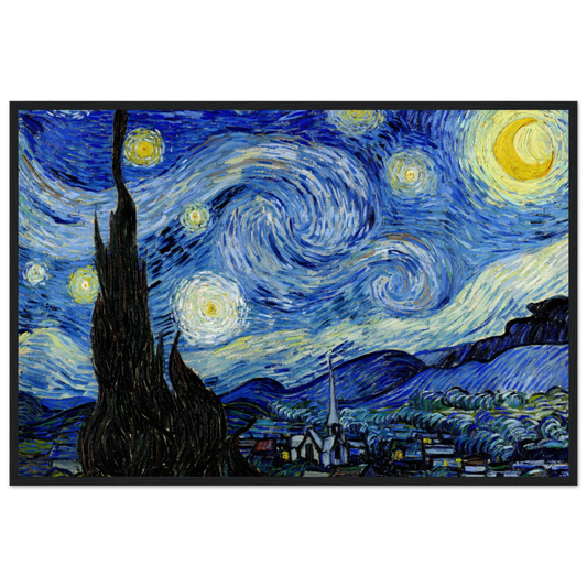 Van Gogh the Starry Night, 1889 artwork poster by Art-O-Rama Shop