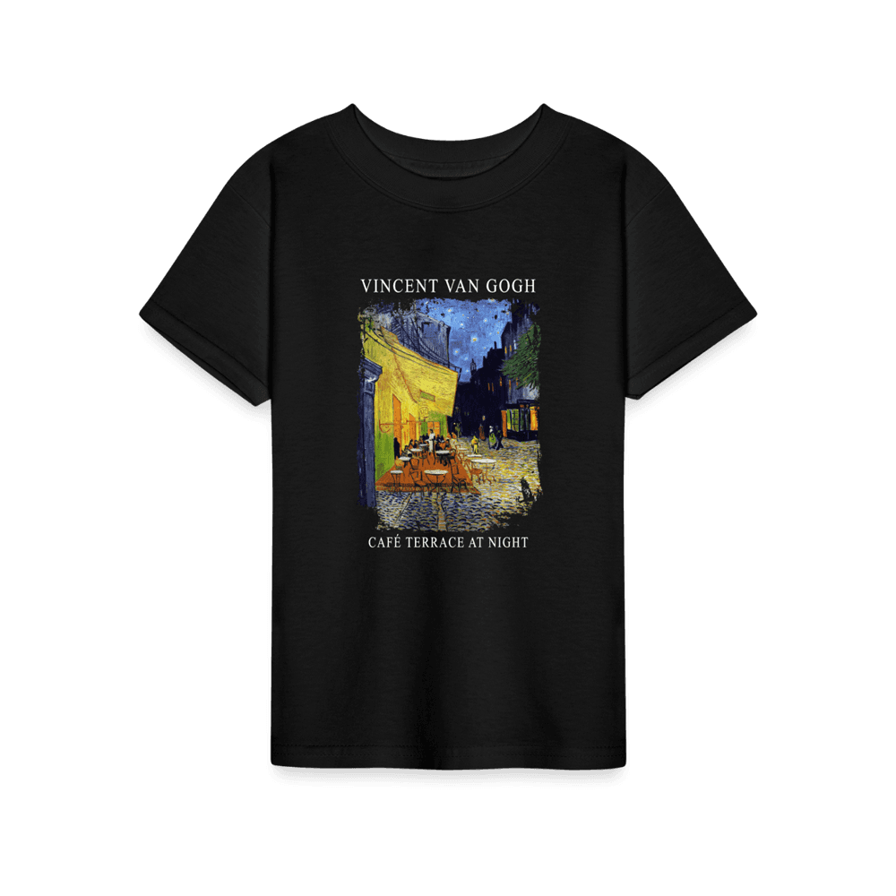 Vincent Van Gogh Cafe Terrace at Night, 1888 artwork t-shirt by Art-O-Rama Shop