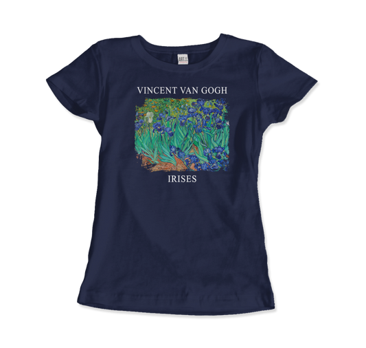 Vincent Van Gogh Irises, 1889 artwork t-shirt by Art-O-Rama Shop