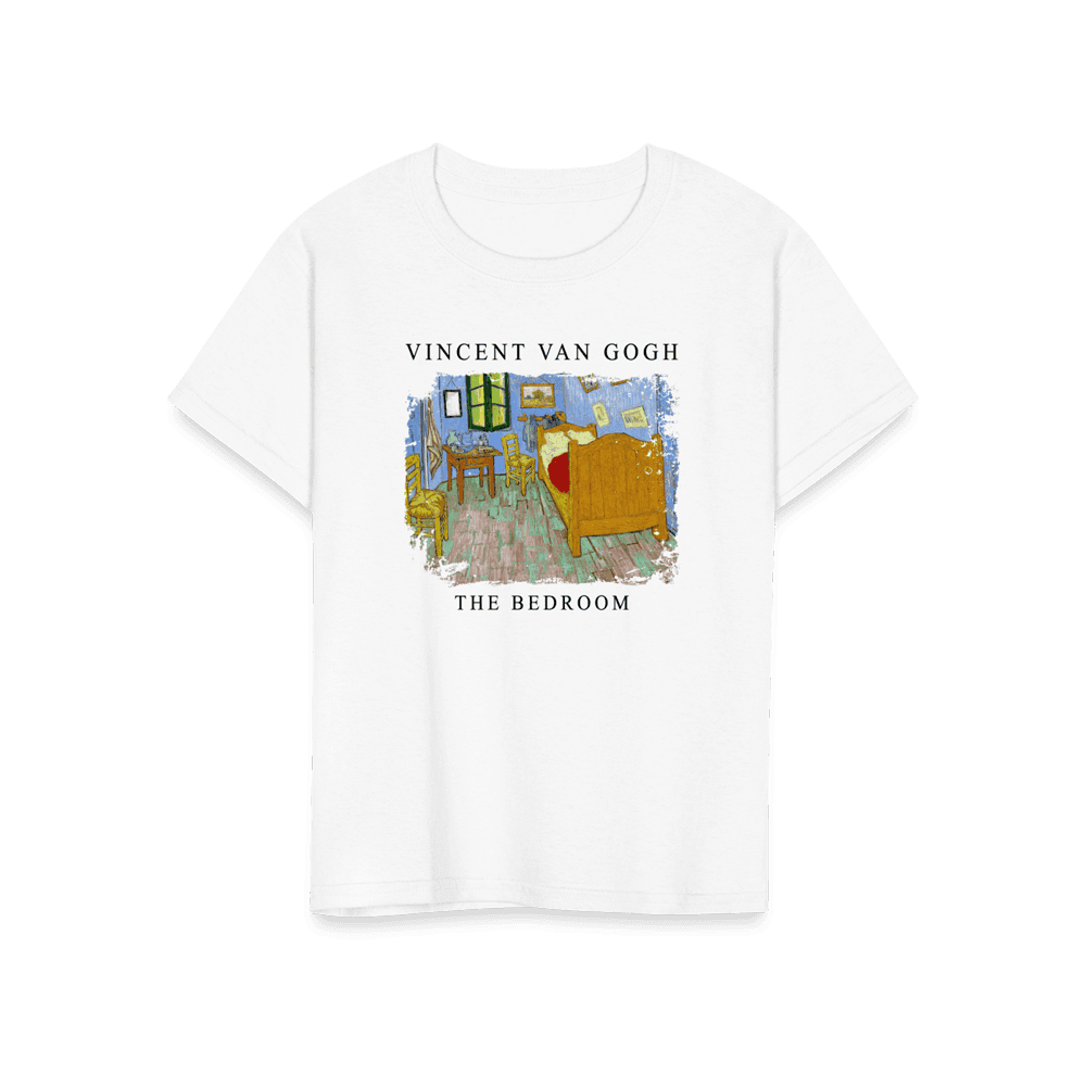 Vincent Van Gogh the Bedroom, 1889 artwork t-shirt by Art-O-Rama Shop