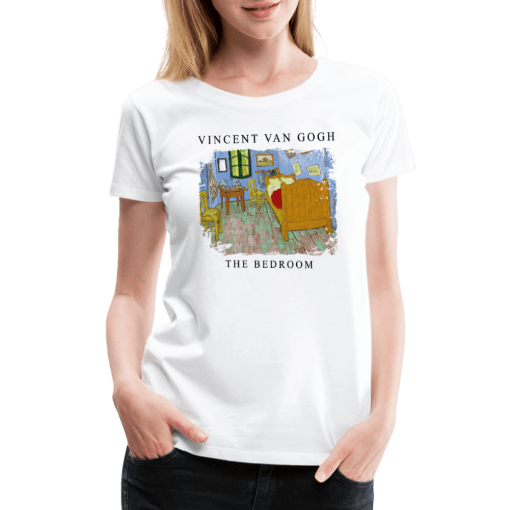 Vincent Van Gogh the Bedroom, 1889 artwork t-shirt by Art-O-Rama Shop
