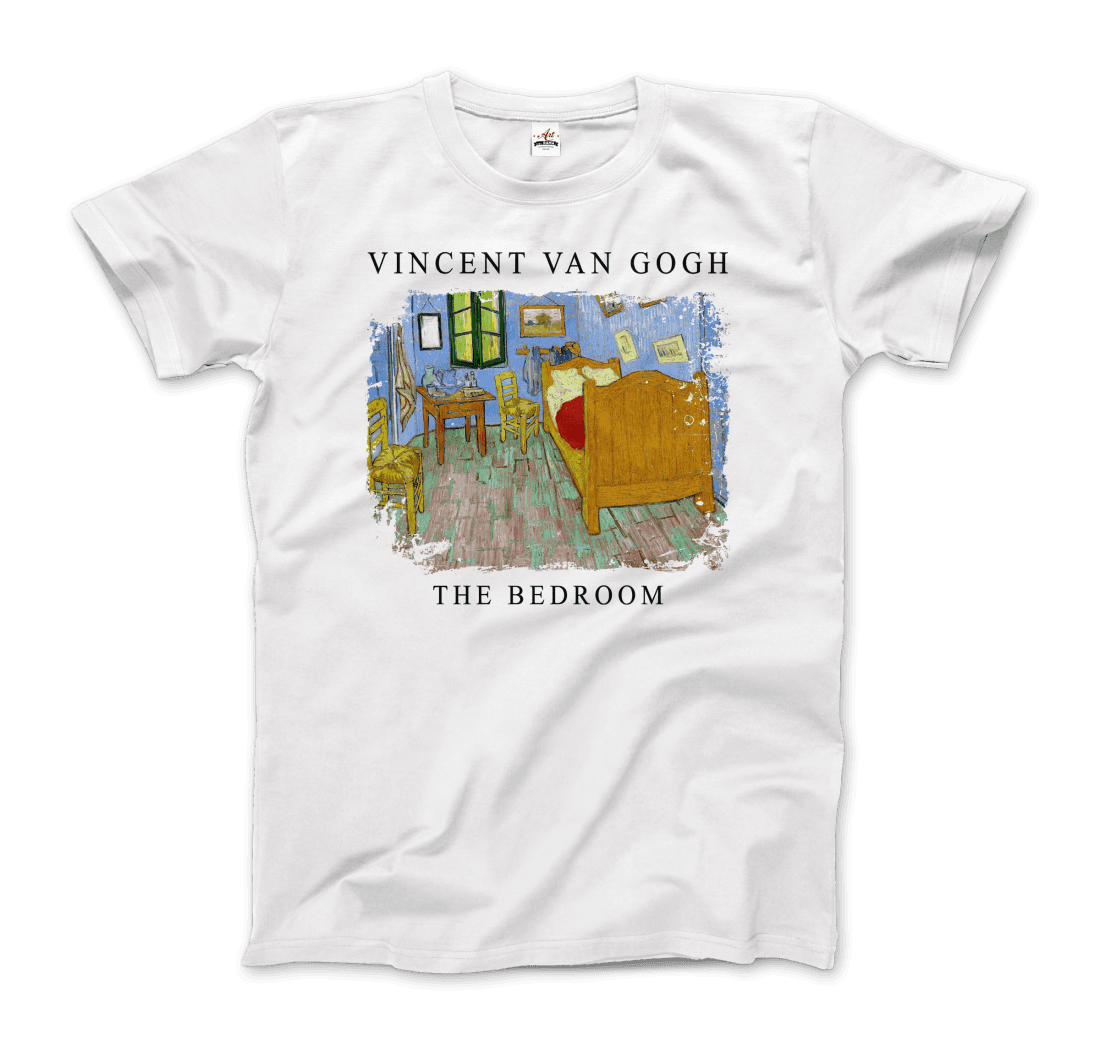 Vincent Van Gogh the Bedroom, 1889 artwork t-shirt by Art-O-Rama Shop