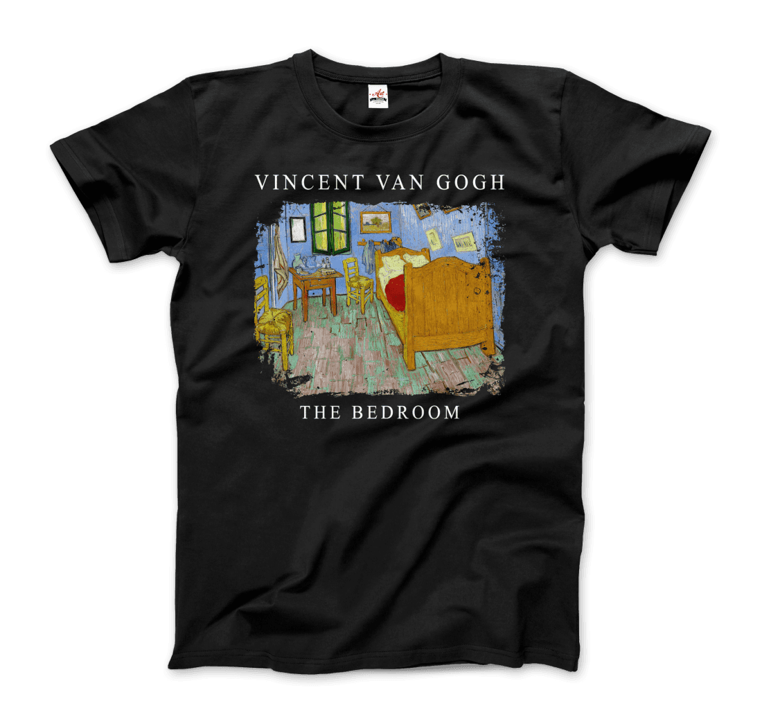 Vincent Van Gogh the Bedroom, 1889 artwork t-shirt by Art-O-Rama Shop