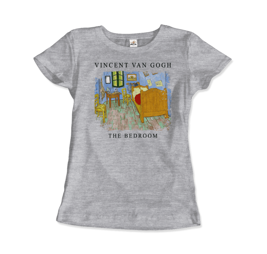 Vincent Van Gogh the Bedroom, 1889 artwork t-shirt by Art-O-Rama Shop