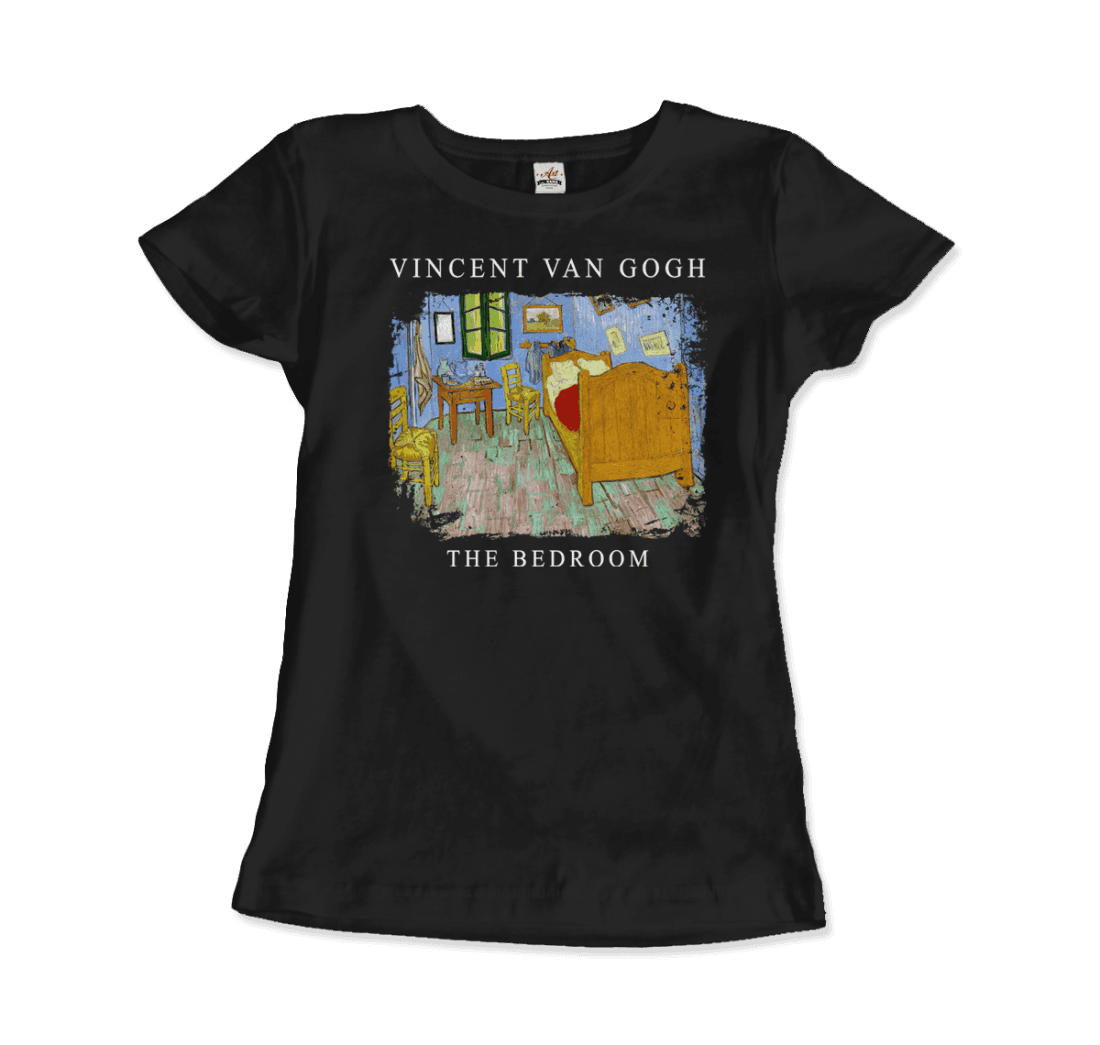 Vincent Van Gogh the Bedroom, 1889 artwork t-shirt by Art-O-Rama Shop