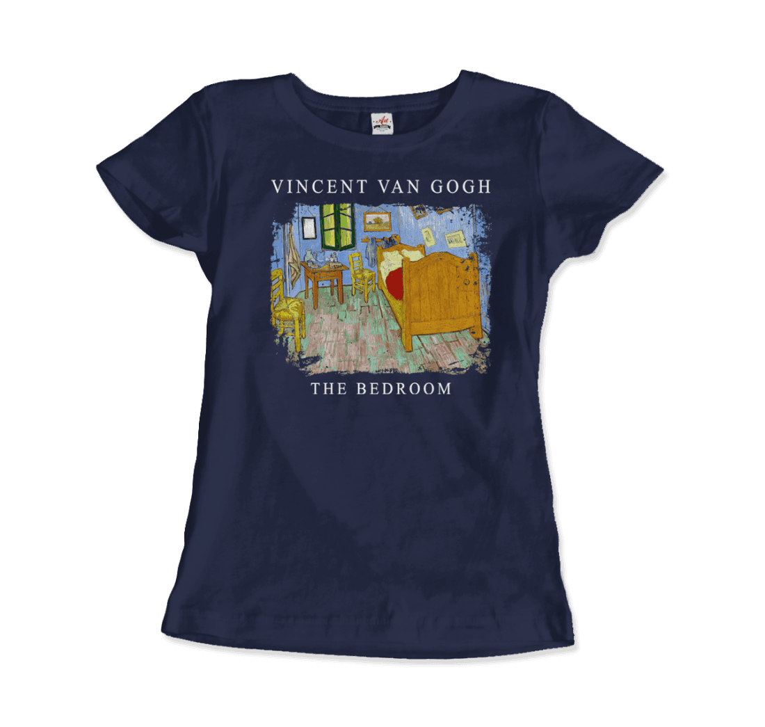 Vincent Van Gogh the Bedroom, 1889 artwork t-shirt by Art-O-Rama Shop