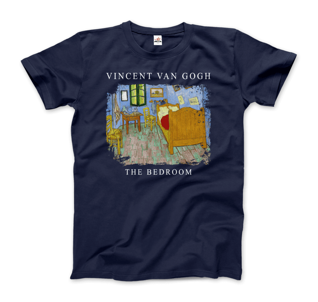 Vincent Van Gogh the Bedroom, 1889 artwork t-shirt by Art-O-Rama Shop