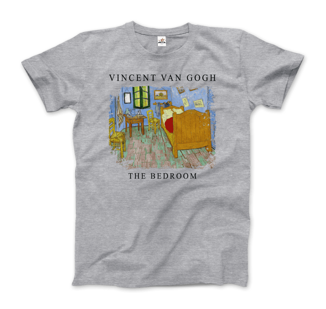 Vincent Van Gogh the Bedroom, 1889 artwork t-shirt by Art-O-Rama Shop