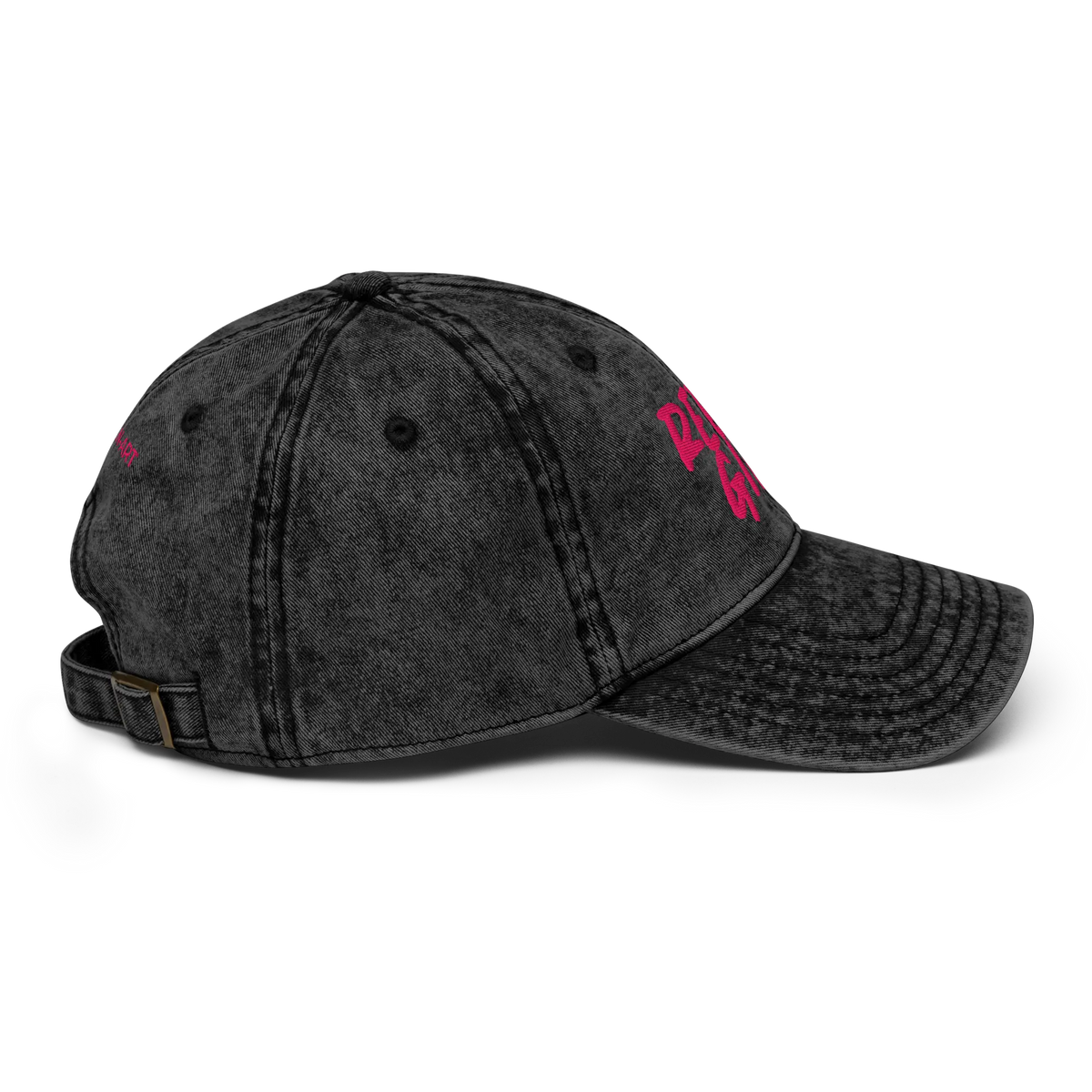 Vintage Cap REBEL GIRL Vintage Cotton Twill Cap by Maiden-Art