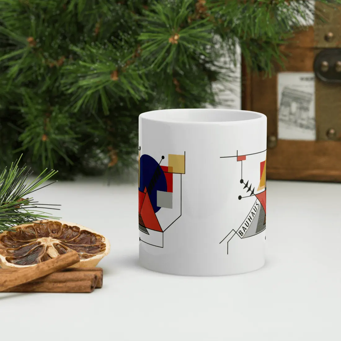 Walter Gropius Bauhaus Geometry Artwork Mug by Art-O-Rama Shop