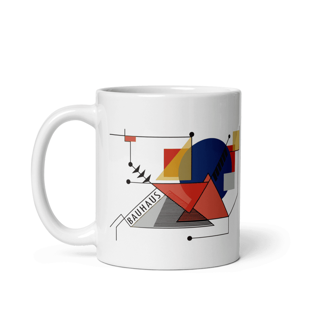 Walter Gropius Bauhaus Geometry Artwork Mug by Art-O-Rama Shop