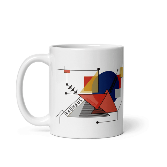 Walter Gropius Bauhaus Geometry Artwork Mug by Art-O-Rama Shop