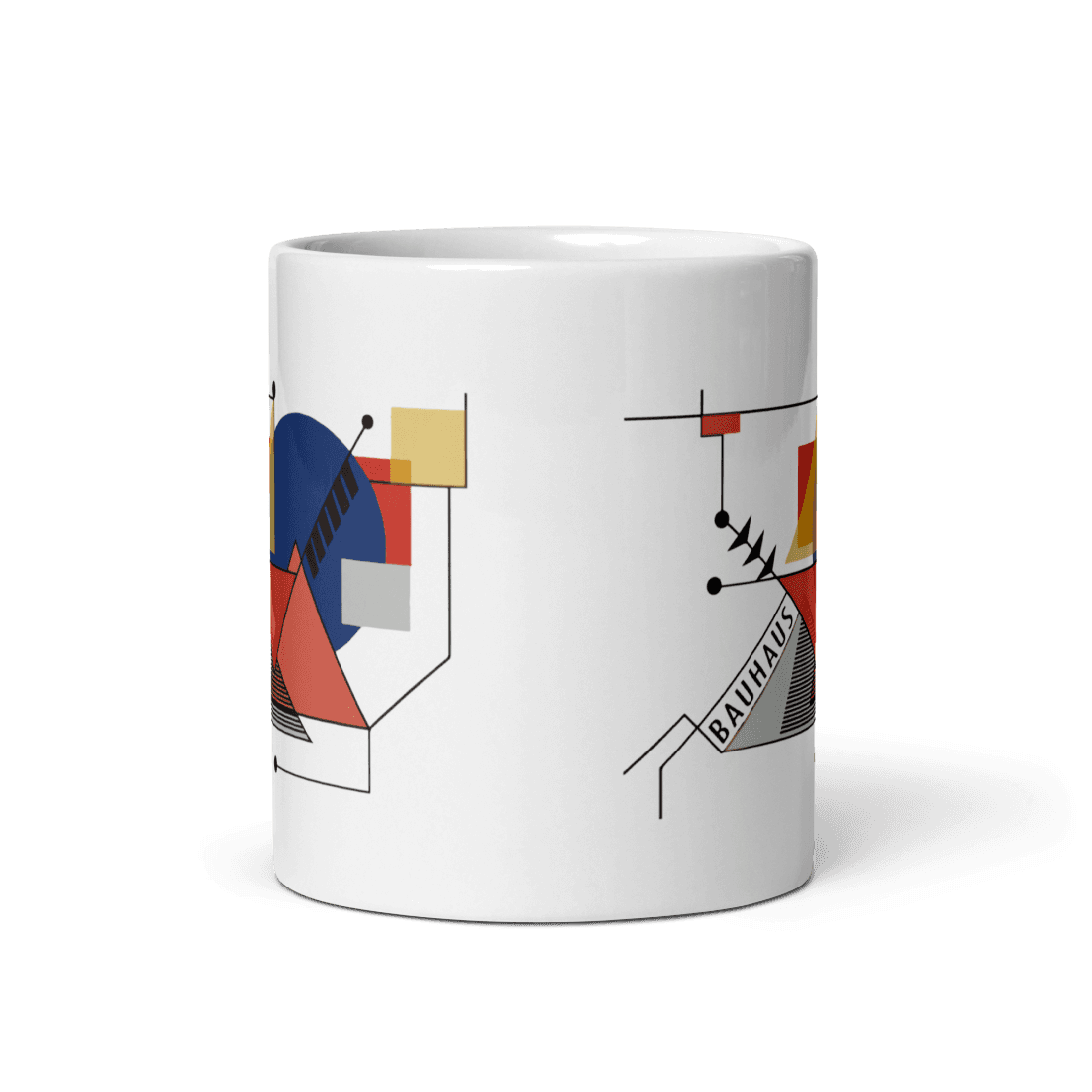 Walter Gropius Bauhaus Geometry Artwork Mug by Art-O-Rama Shop