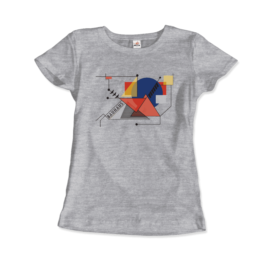 Walter Gropius Bauhaus Geometry artwork t-shirt by Art-O-Rama Shop