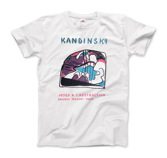 Wassily Kandinsky Jusqu'a l'abstraction 1960 artwork t-shirt by Art-O-Rama Shop