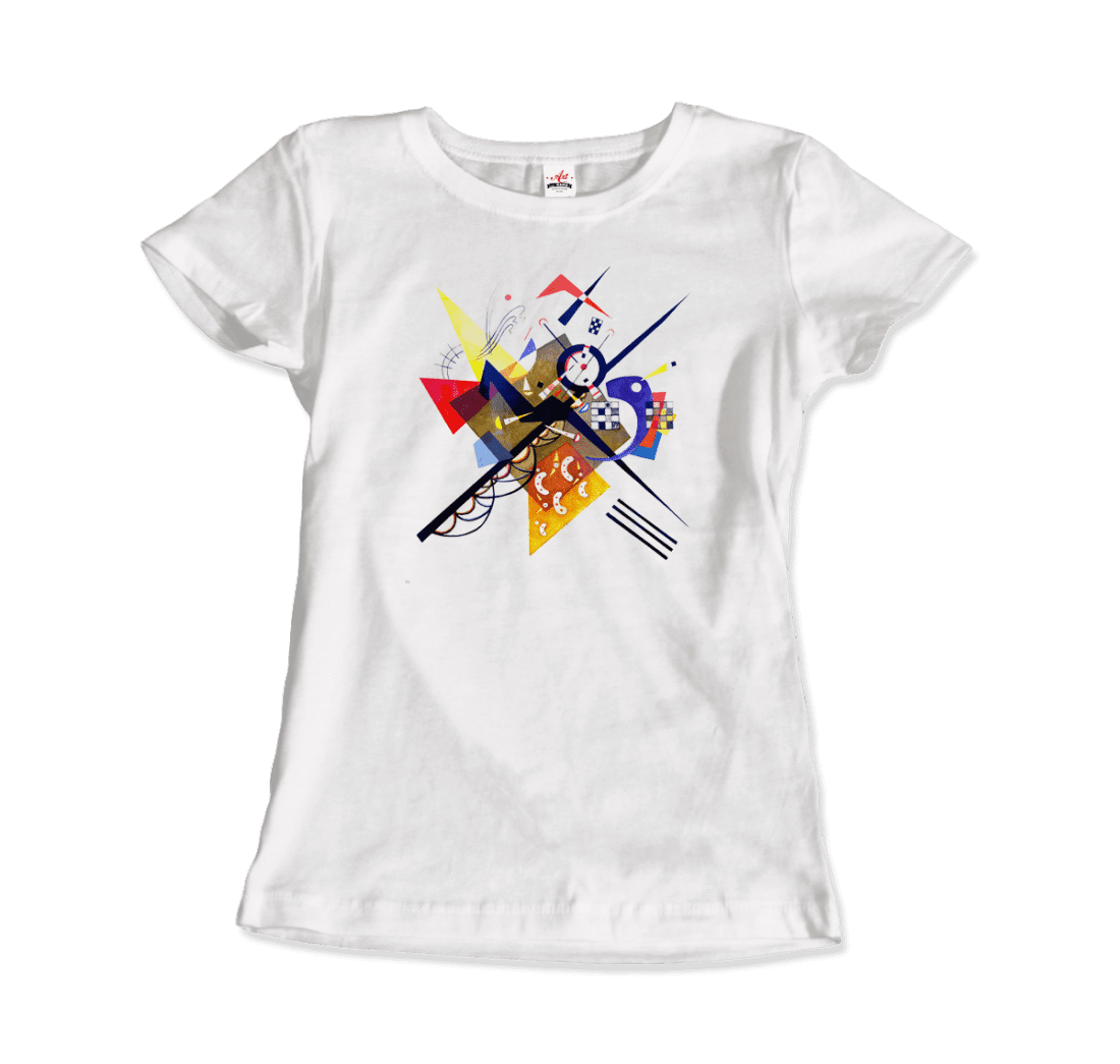 Wassily Kandinsky on White II (Auf Weiss) 1923, artwork t-shirt by Art-O-Rama Shop